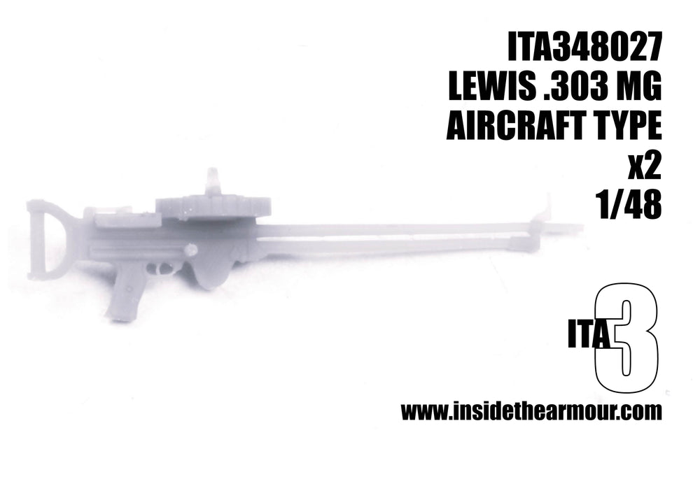 Inside the Armour ITA348027 2 x 1:48 Lewis Gun, Aircraft Type