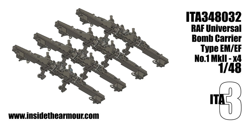Inside the Armour ITA348032 RAF Universal Bomb Carrier Type EM/EF 1:48