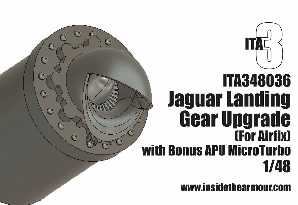 Inside the Armour ITA348036 1:48 Sepecat Jaguar GR.1/GR.1A Landing Gear Upgrade