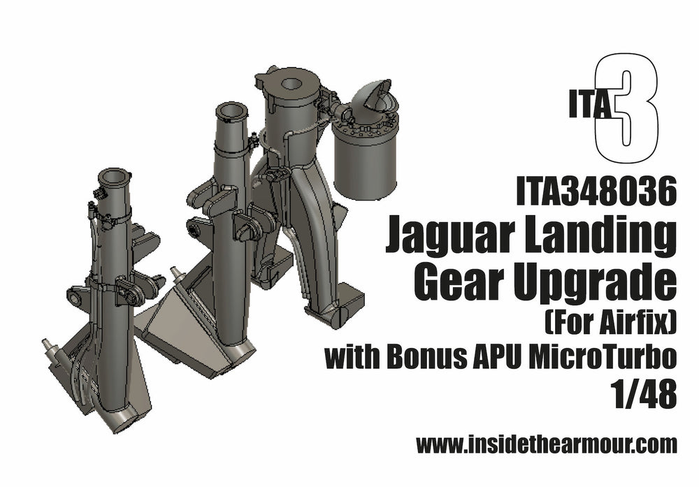Inside the Armour ITA348036 1:48 Sepecat Jaguar GR.1/GR.1A Landing Gear Upgrade