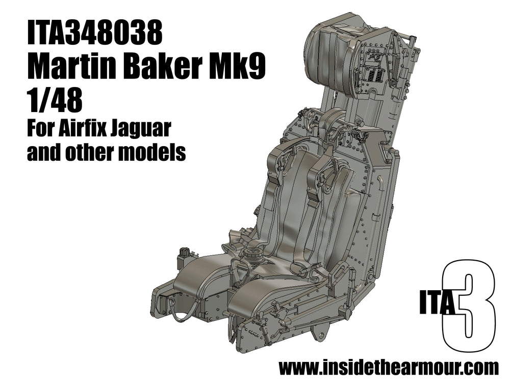 Inside the Armour ITA348038 Martin Baker Mk9 Jaguar/Harrier Seat 1:48