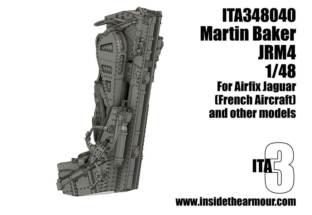 Inside the Armour ITA348040 Martin Baker JRM4 French Jaguar Seat 1:48