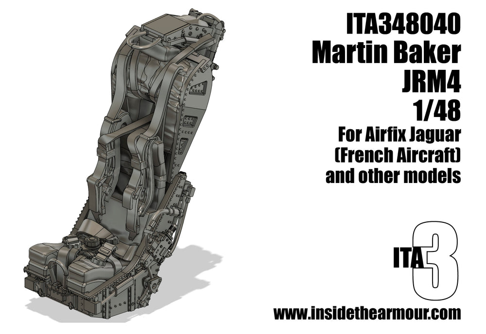 Inside the Armour ITA348040 Martin Baker JRM4 French Jaguar Seat 1:48