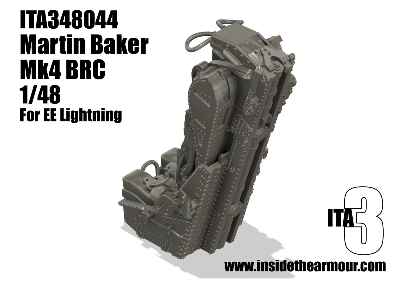 Inside the Armour ITA348044 Martin Baker Mk4 BRC for EE Lightning 1:48