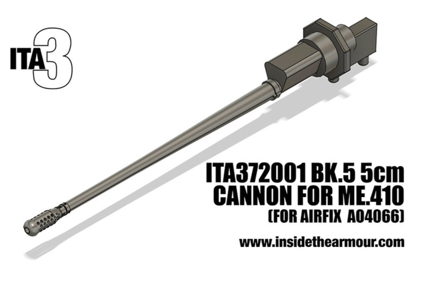 Inside the Armour ITA372001 1:72 BK.5 Barrel