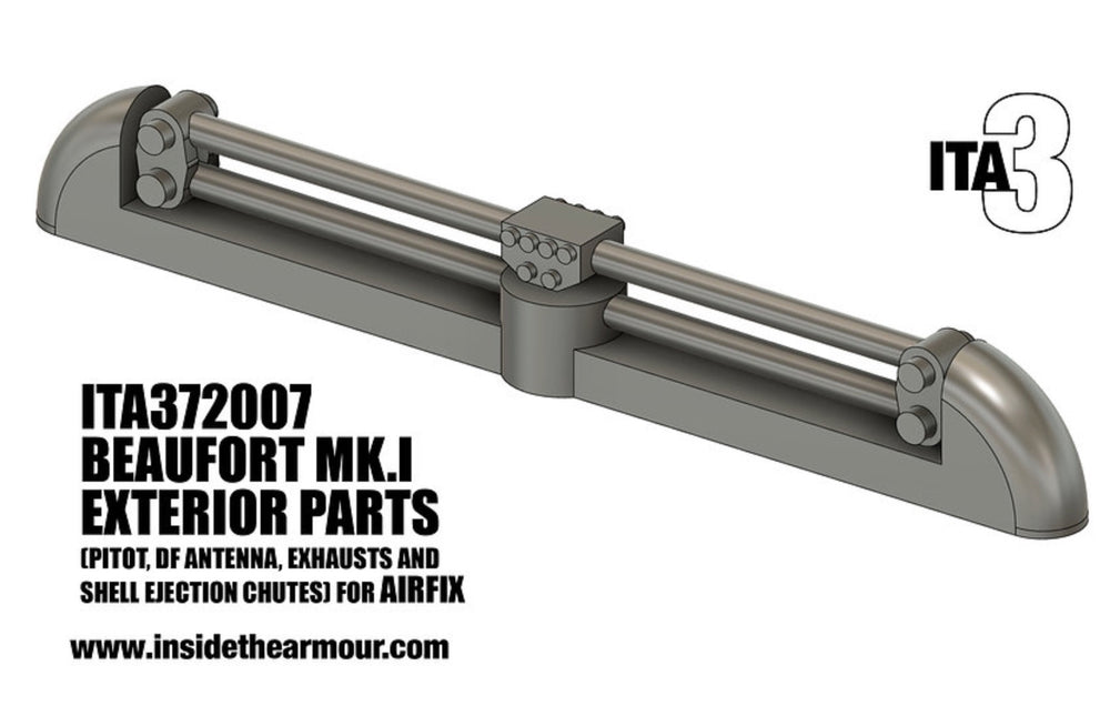 Inside the Armour ITA372002 1:72 Bristol Beaufort Exterior Parts