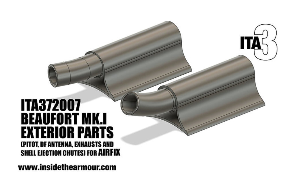 Inside the Armour ITA372002 1:72 Bristol Beaufort Exterior Parts
