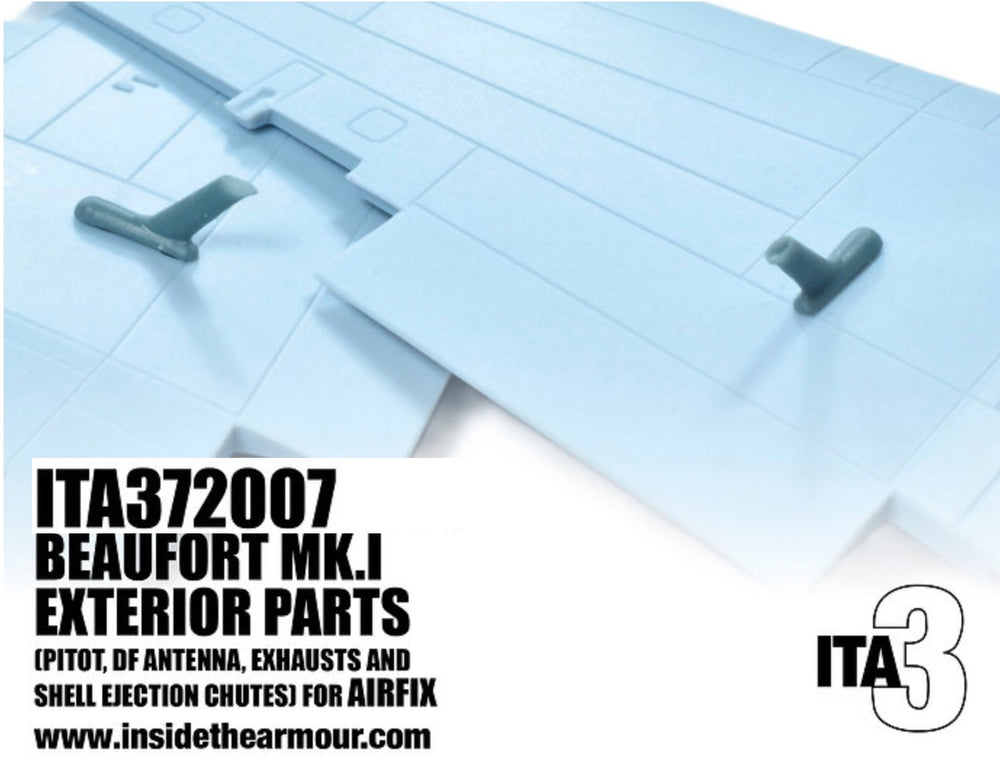 Inside the Armour ITA372002 1:72 Bristol Beaufort Exterior Parts