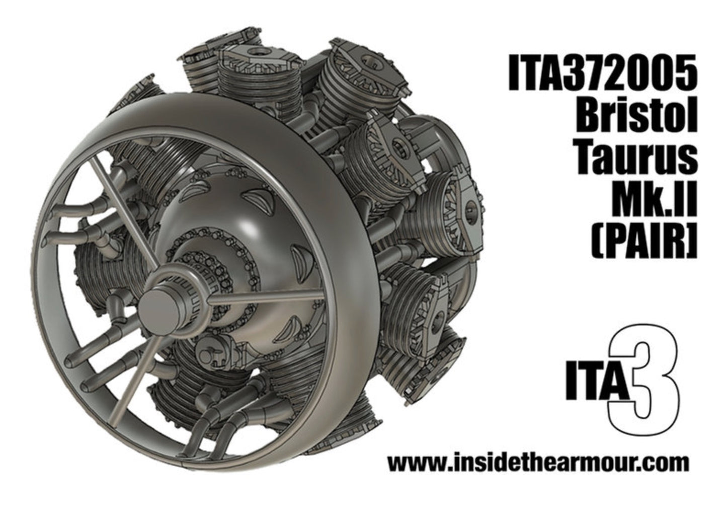 Inside the Armour ITA372005 1:72 Taurus II Engines