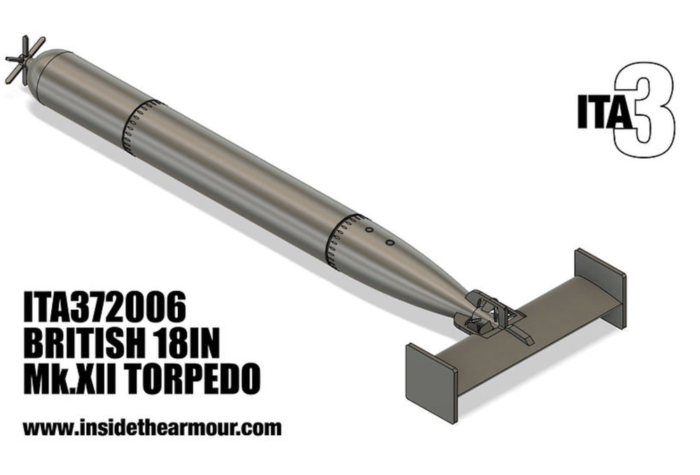 Inside the Armour ITA372006 1:72 British MkXII 18 in Torpedo