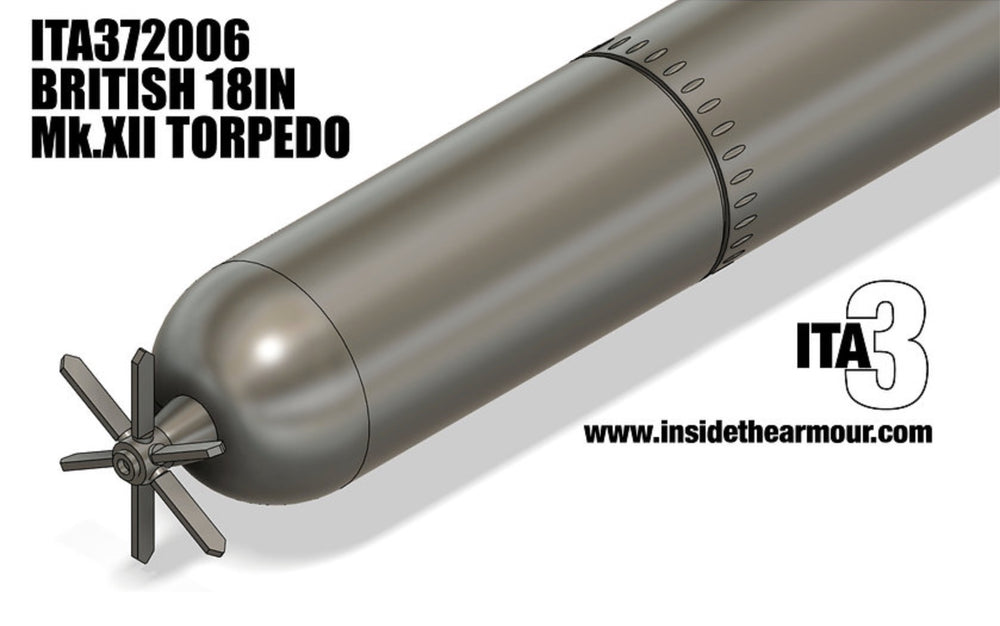 Inside the Armour ITA372006 1:72 British MkXII 18 in Torpedo