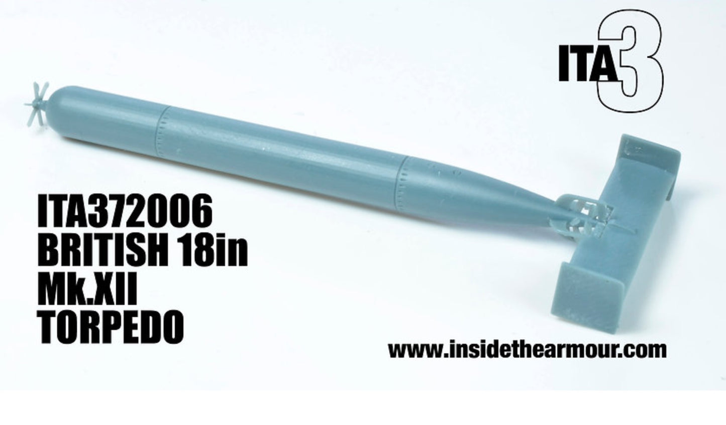 Inside the Armour ITA372006 1:72 British MkXII 18 in Torpedo