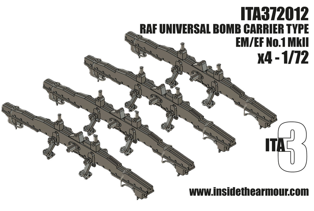 Inside the Armour ITA372012 1:72 RAF Universal Bomb Rack Type EM/EF No.1 MkII