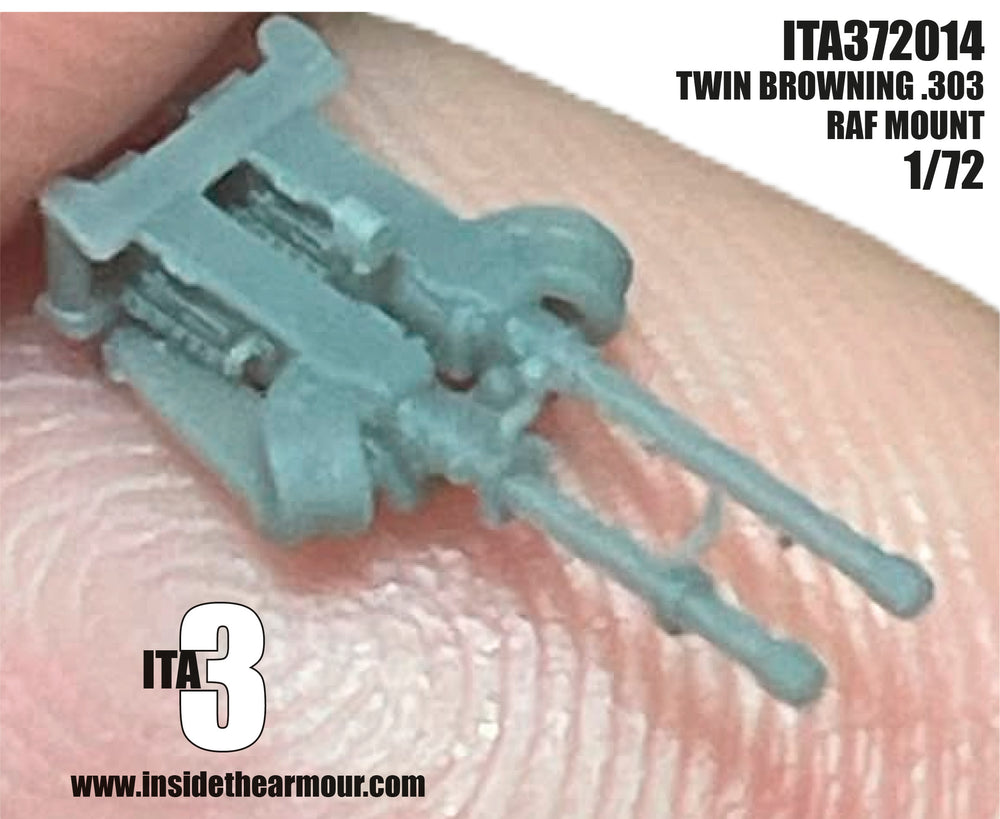 Inside the Armour ITA372014 1:72 RAF Mount Twin Browning .303