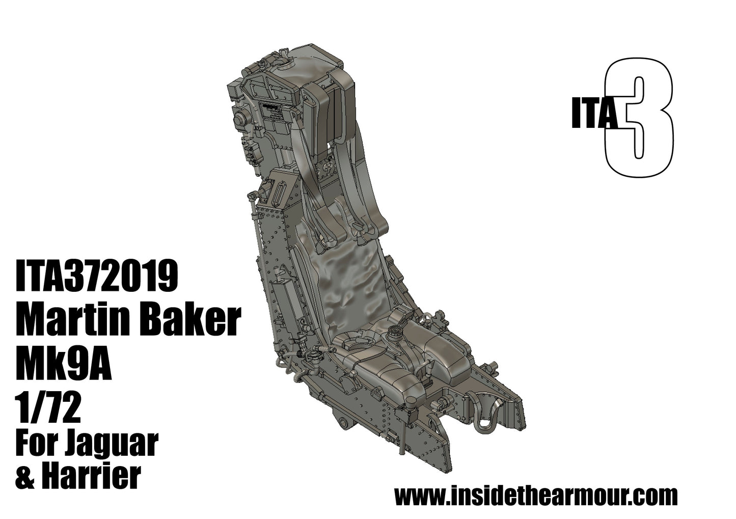 Inside the Armour ITA372019 Martin Baker Mk9a Jaguar/Harrier Seat 1:72