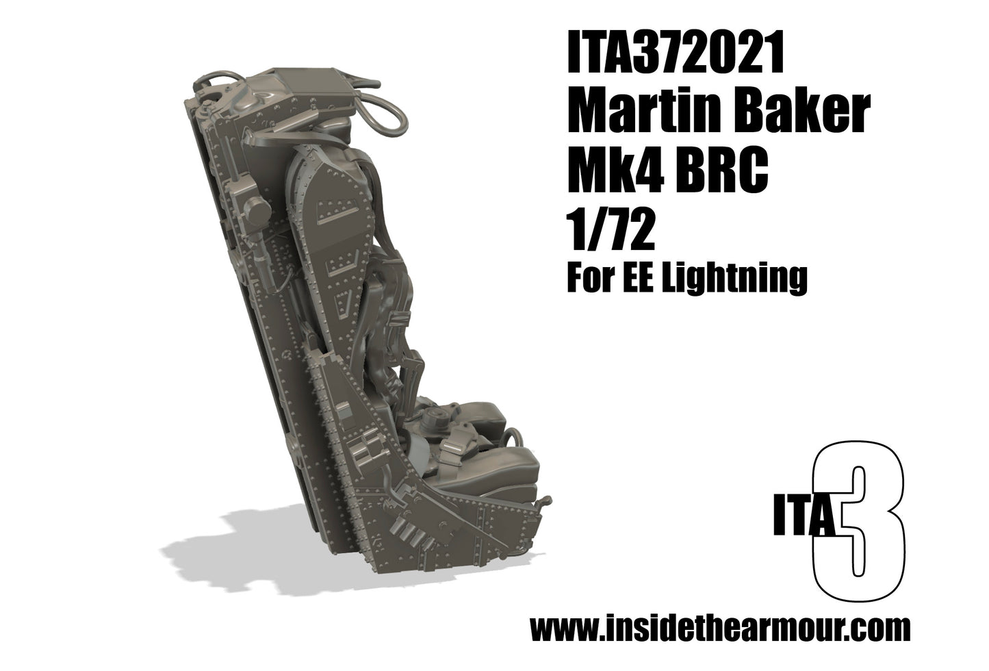 Inside the Armour ITA372021 Martin Baker Mk4 BRC for EE Lightning 1:72