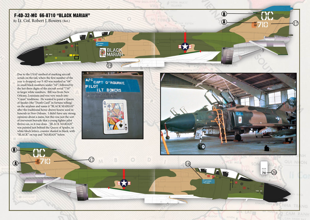 Inside the Armour ITAD7201 1:72 "13th TFS McDonnell F-4D Phantom's Over Vietnam"