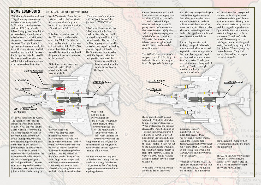 Inside the Armour ITAD7201 1:72 "13th TFS McDonnell F-4D Phantom's Over Vietnam"