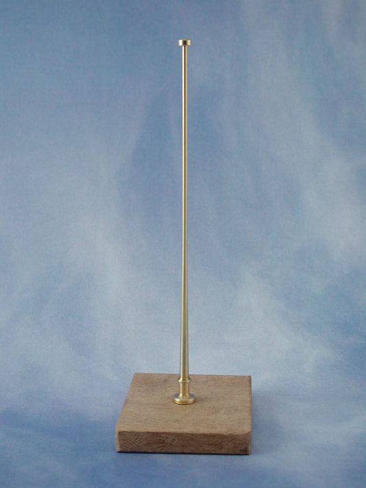 Radio Active Profiled Flagstaff Complete (Brass)(Pk2) RMA62025