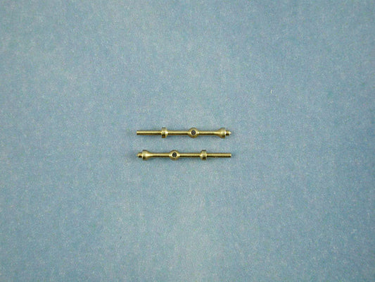 Radio Active 0 Hole Capping Stanchion, Brass 10mm (pk10) RMA66010C