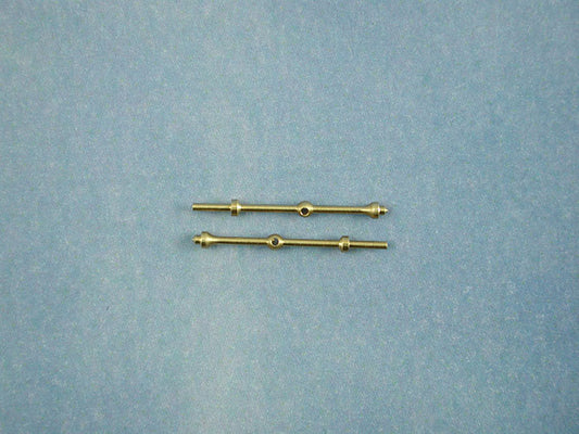 Radio Active 1 Hole Capping Stanchion, Brass 15mm (pk10) RMA66115C