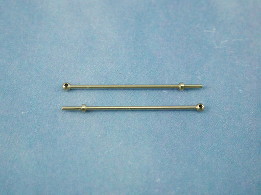 Radio Active 1 Hole Stanchion, Brass 25mm (Pk10) RMA66125