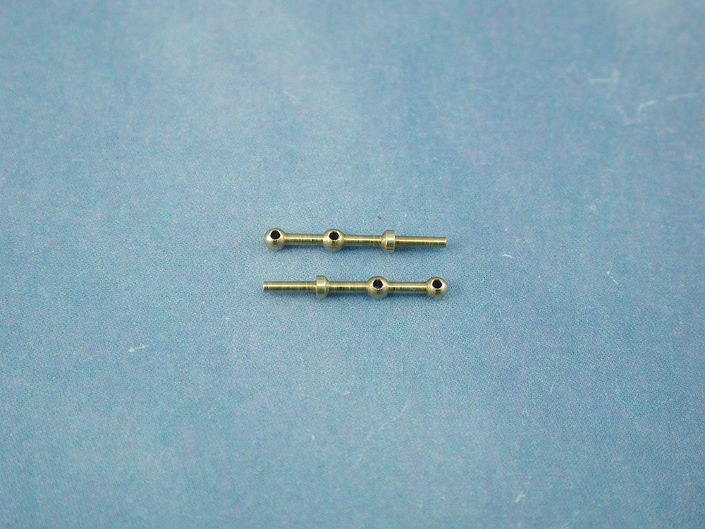 Radio Active 2 Hole Stanchion, Brass 10mm (Pk10) RMA66210