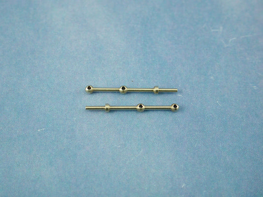 Radio Active 2 Hole Stanchion, Brass 15mm (Pk10) RMA66215