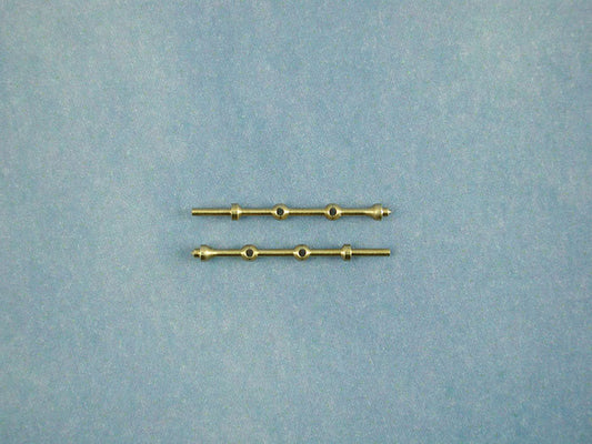 Radio Active 2 Hole Capping Stanchion, Brass 15mm (pk10) RMA66215C