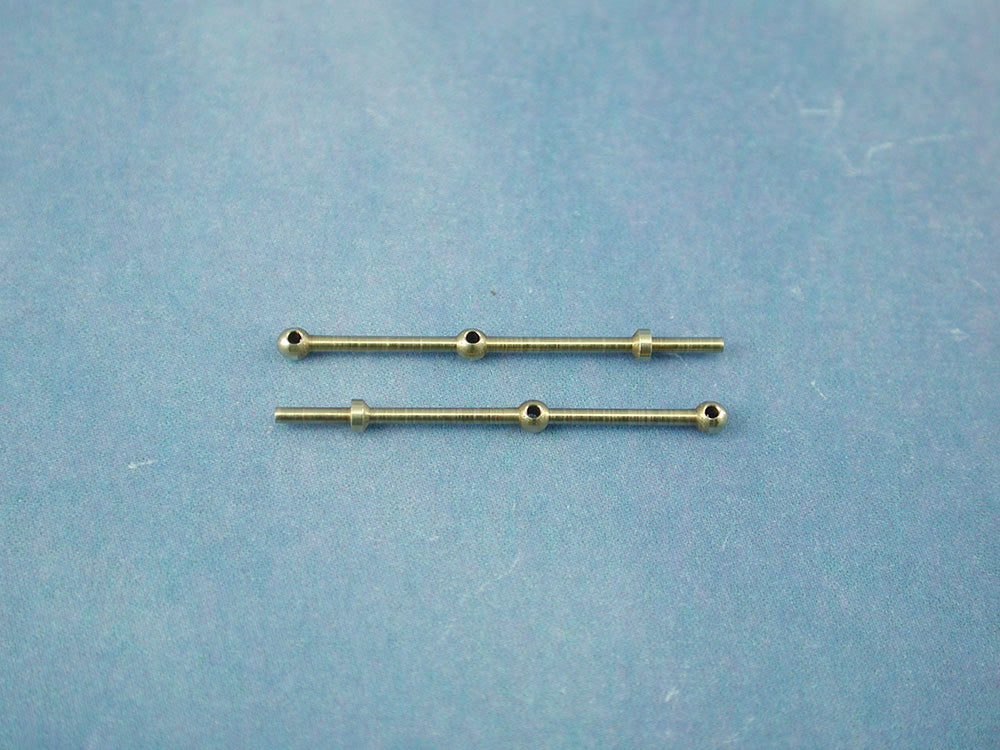 Radio Active 2 Hole Stanchion, Brass 20mm (Pk10) RMA66220