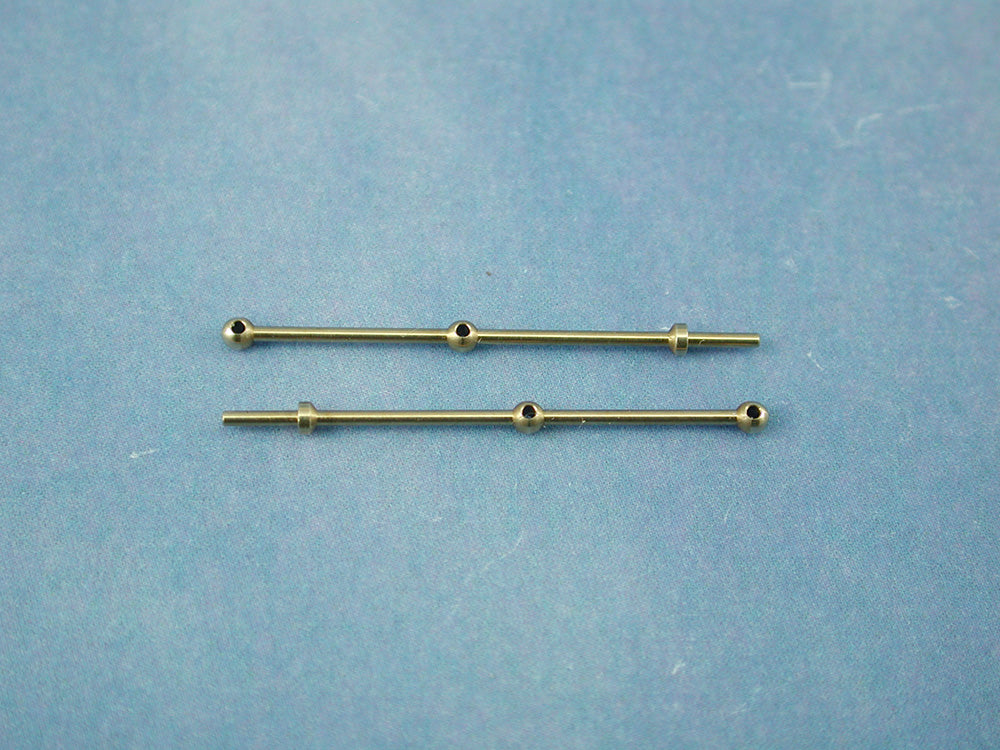 Radio Active 2 Hole Stanchion, Brass 25mm (Pk10) RMA66225