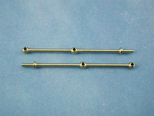 Radio Active 2 Hole Stanchion, Brass 35mm (Pk10) RMA66235