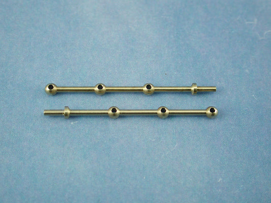 Radio Active 3 Hole Stanchion, Brass 30mm (Pk10) RMA66330