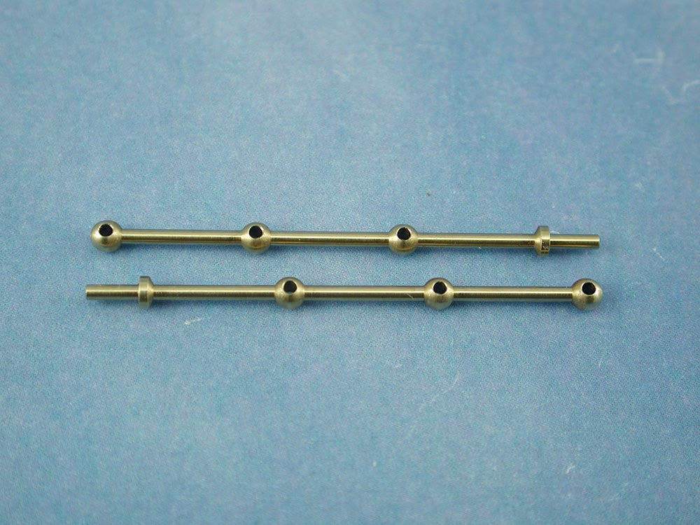 Radio Active 3 Hole Stanchion, Brass 35mm (Pk10) RMA66335