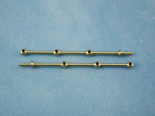 Radio Active 3 Hole Stanchion, Brass 35mm (Pk10) RMA66335