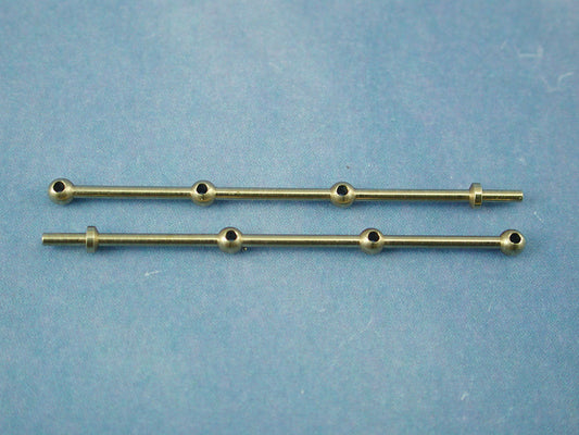 Radio Active 3 Hole Stanchion, Brass 40mm (Pk10) RMA66340