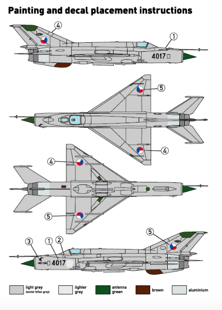 JBr Decals JBR72010 1:72 2010 Donald the MiG