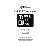 JBr Decals JBR84405 MiG-21MF to MFN PE Antenna Conversion 1:144