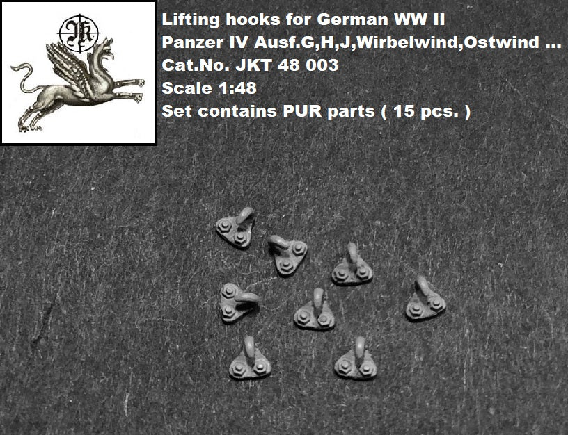 JKT JKT48003 Lifting Hook for Pz.Kpfw.IV & Flakpanzer IV 1:48