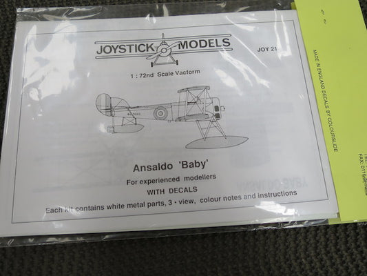 Joystick JOY21 1:72 Ansaldo Baby floatplane