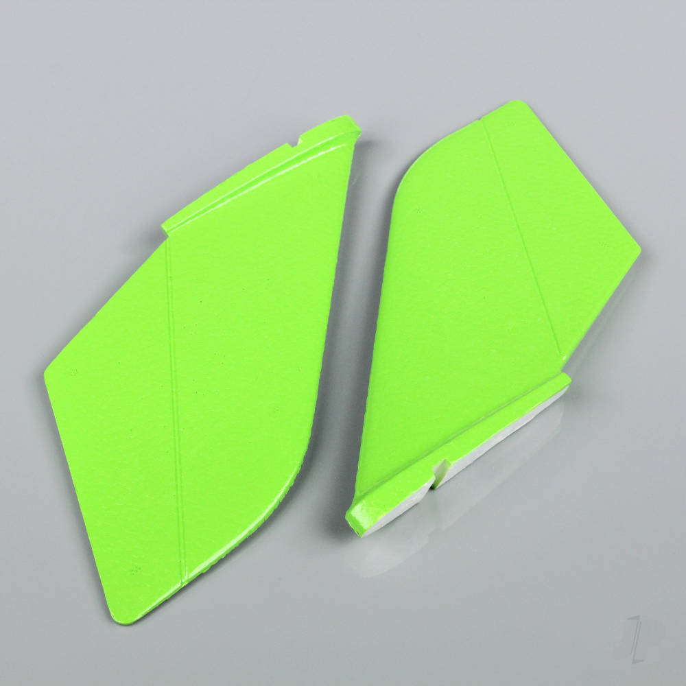 JP Vertical Fin Set Green (Painted with decal) (F-38) DF12010
