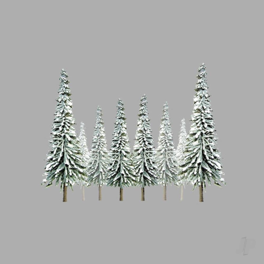 JTT Scenic Snow Pine, 6in to 10in, O-Scale, (12 per pack) 92008