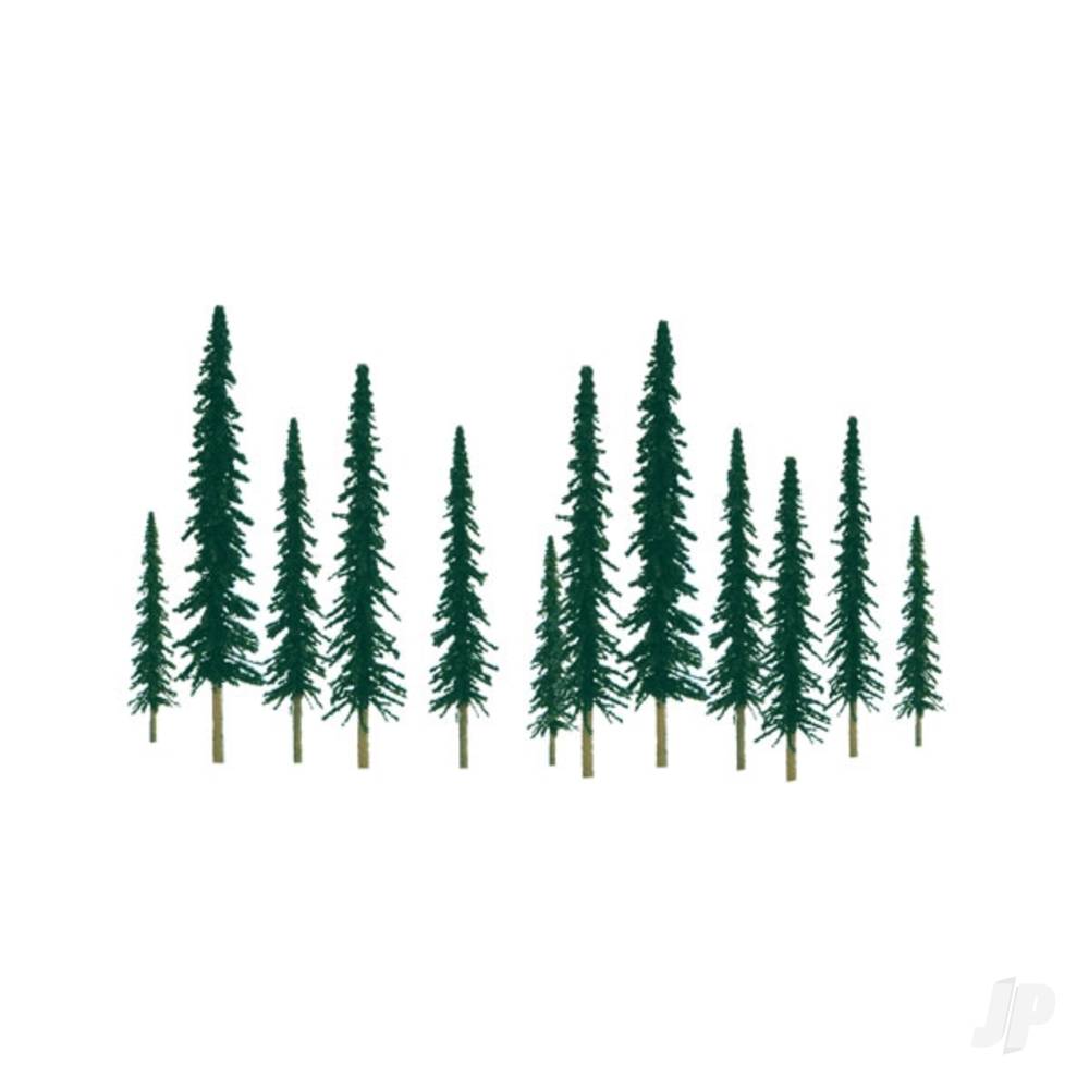 JTT Scenic Conifer, 2in to 4in, N-Scale, (36 per pack) 92010