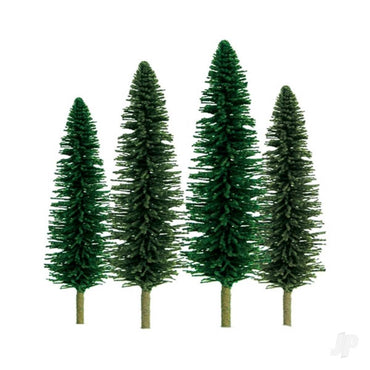 JTT Econo Cedar, 2in to 4in, N-Scale, (36 per pack) 92030