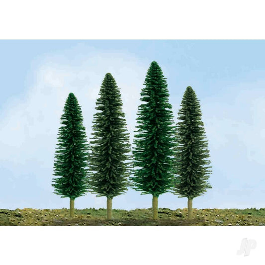 JTT Econo Cedar, 4in to 6in, HO-Scale, (24 per pack) 92031
