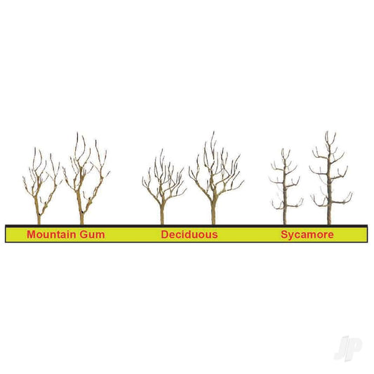JTT Sycamore Tree Armature, 4in, (3 per pack) 94124