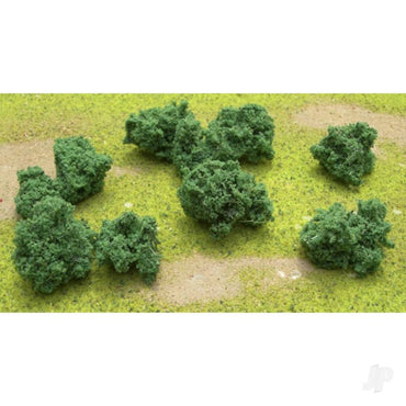 JTT Foliage Clumps Bushes, 1/2in to 1in, (55 per pack) 95062
