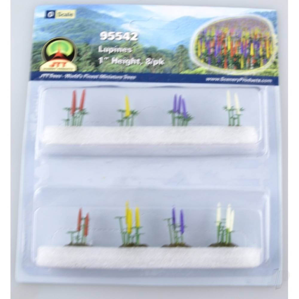 JTT Lupines, 1in Tall, O-Scale, (8 per pack) 95542