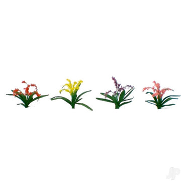 JTT Flower Plants Assorted, 3/8in, HO-Scale, (30 per pack) 95548