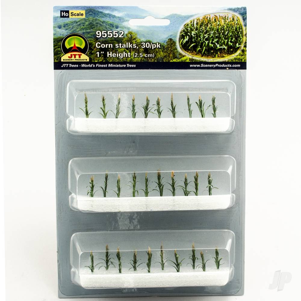JTT Corn Stalks, 1in, HO-Scale, (30 per pack) 95552